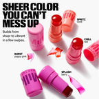 Pack 4 Milk Makeup Blush High Pigment Jelly Tint, Refreshing &amp; Hydrating Long-lasting Colour Jelly Tint (Random color)