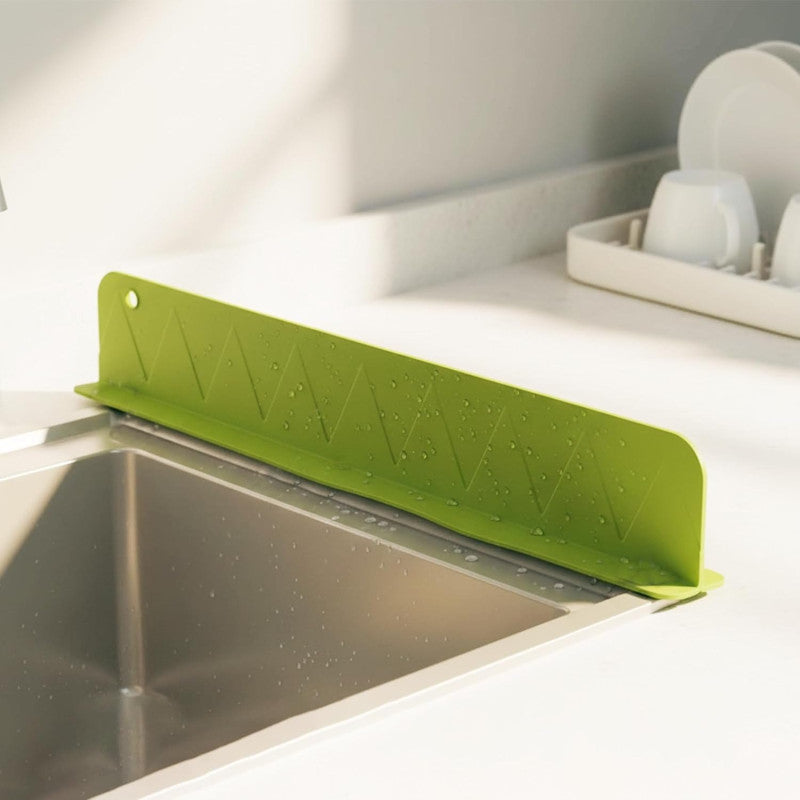 Silicone Sink Splash Guard for Kitchen – Adjustable Water Barrier