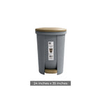 Royal Oval Garbage Pedal Bin With Inner Bucket