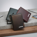 Balebaily Compact Short Wallet – Multi Card Holder with Money Clip & Coin Pocket for Men & Women