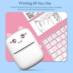 Mini Portable Pocket Thermal Printer – Wireless Receipt & Photo Printer (Random Color)