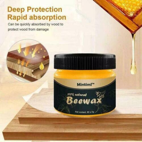Wood Seasoning Beewax Complete Solution Furniture Care 1 Polishing Beeswax O1B1 (Made in Pakistan)