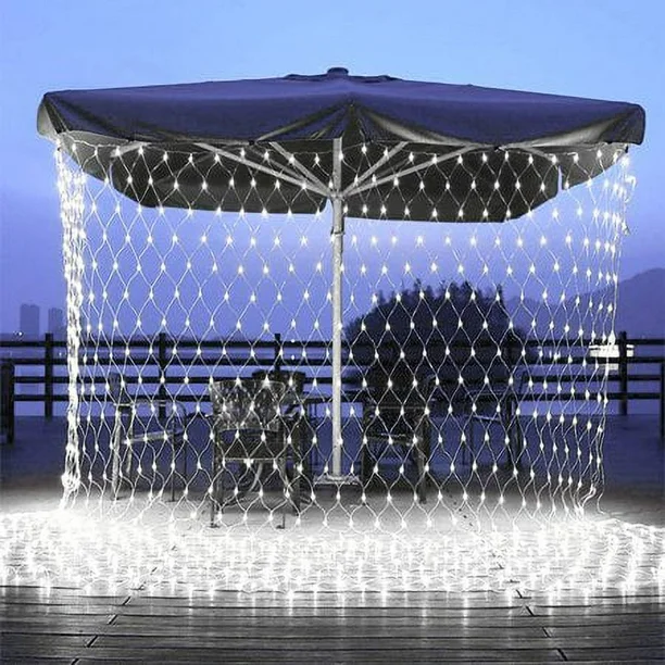 1 PC Wedding LED Net Mesh String Lights- Fairy String Lights With 88 Lights for Wedding Party Décor Outdoor &amp; Indoor Activities
