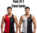 Pack of 2 Printed Top Tank Sando for Men and Boys | Stylish Panel Gym & Summer Wear