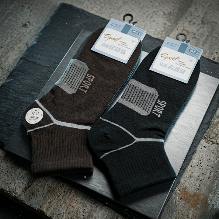 2 Pair Men Cut Socks Comfortable Breathable Low Cut Socks for Daily Wear Soft Stretchable and Durable Design