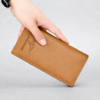 Kangaroo Long Bifold Wallet with RFID Protection – Slim Stylish Wallet for Men & Women