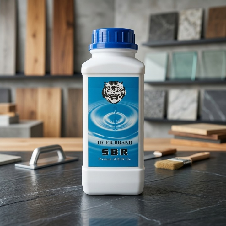 SBR High Quality Tiger Brand Waterproofing Admixture – Strong Bonding Agent for Cement & Concrete