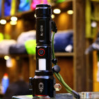 Rl-2210 Multifunctional Rechargeable LED Emergency Flashlight with Side Work Light &amp; USB Charging – Ultra-Bright, Portable &amp; Durable Torch for Home, Car &amp; Outdoors