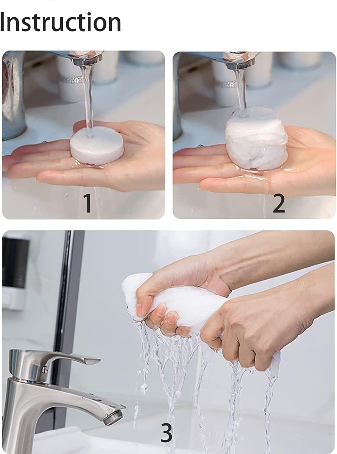 1 PCs of Compressed Bath Towels Disposable Face Towels Large Magical Towel Portable Travel Strong Water Absorption Large Travel Hotel Towels Size 70 X 140 cm