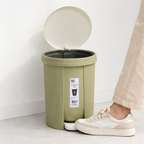 Royal Oval Garbage Pedal Bin With Inner Bucket