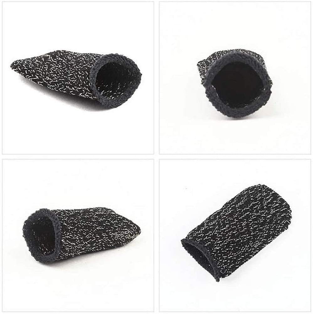 Premium Gaming Finger Sleeves Bundle -  Breathable, Anti-Sweat, Touch Screen-Friendly Thumb Gloves for PUBG &amp; Mobile Gaming