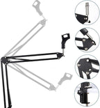 3.1 Professional Condenser Microphone - Podcast Mic Set Condenser Microphone With Rechargeable Auxiliary Background For Karaoke Singing, Youtube Recording Mic Set For Youtube | Mic Kit
