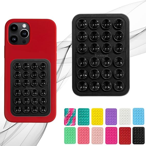 Mobile bubble Grip | Silicone Suction both side Bubble Grip Cup Phone Strong Grip Holder, Hands-Free use Mobile Phone Holder (Random color)
