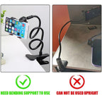 Mobile Phone Stand Holder Flexible and Power Full Grip - 360 Degree Rotating Mobile Stand Bedside Able Lazy Snake Mobile Phone Holder - Random Color