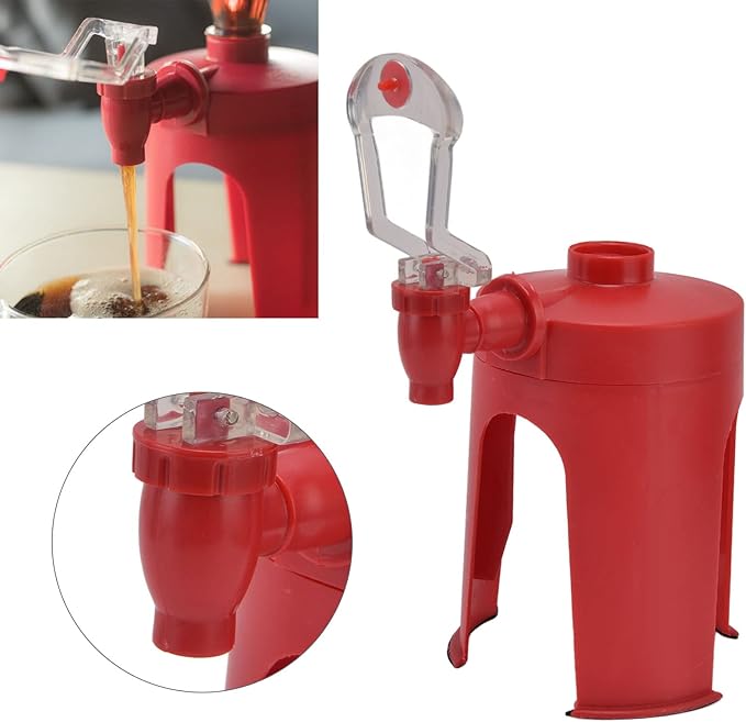 Cold Drink Dispenser Stand with Tap | Bottle Beverage Dispenser Stand with Tap/Plastic Bottle Dispenser Fountain for Cold Drink &amp; Fizz Saver | Party Bar Buffet Dispenser for Home,Picnic