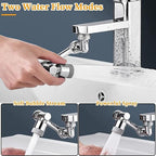 Rotation Faucet Sprayer Head Universal 1080°Rotatable Bathroom Washbasin Tap Splash Filter  Water Saving Bubbler Nozzle (Without Box)