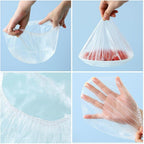 100pcs Disposable Flexible Transparent Plastic Food Storage Bags – Resealable &amp; Multi-Purpose - Food-Grade Fresh-Keeping, Dust &amp; Insect-Proof, Kitchen Accessories - Disposable Food Wrap
