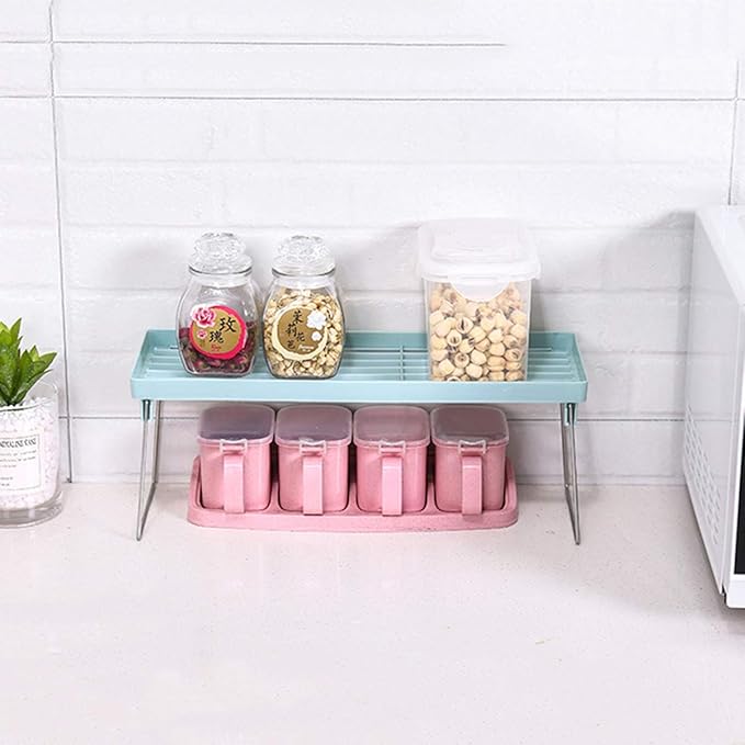 ( 2 in 1 ) stack- up shelf and  disposible food bag   (100 pieces) (random color)