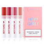 4-in-1 Trending Lipstick Set – Cigarette-Shaped Matte Lipsticks, Long-Lasting, Easy to Apply, Non-Sticky &amp; Fade-Resistant Lip Gloss for Makeup Lovers