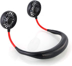 Mini Neck Fan | Usb Rechargeable Fan, 3 Mode , 7 Wings (Random Colors)