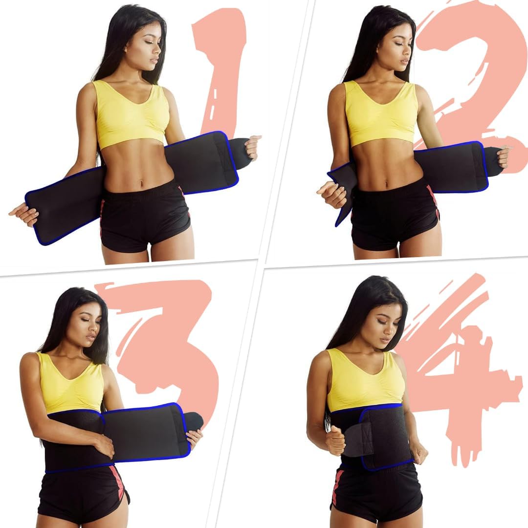 Smart Care SN-2000 Waist Support Belt – Skin-Friendly Compression Belt, Long Free Size ( Random Color )