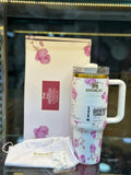 Stanley x LoveShackFancy Quencher H2.0 FlowState™ Tumbler – 40oz Limited Edition Collector’s Set