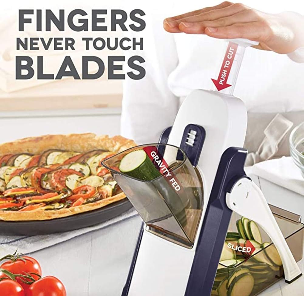 Mandoline Food Slicer Vegetable Cutter, Safe Food Chopper (random color)