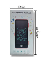 LCD Drawing Pen Case Easy Writing with Eye Protection, Lock Screen, Large Space LCD Drawing Pen Case-One Key Erase (Random Color)