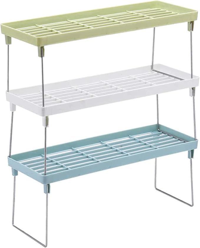 ( 2 in 1 ) stack- up shelf and  disposible food bag   (100 pieces) (random color)