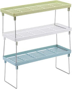 ( 2 in 1 ) stack- up shelf and  disposible food bag   (100 pieces) (random color)