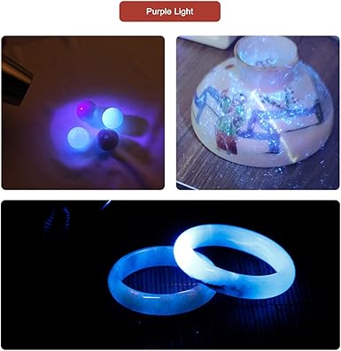 Portable Small Jade Jewelry Gemstone Currency Notes Identification Led Flashlight | Gemstone Detector Torch with Display (Random color)