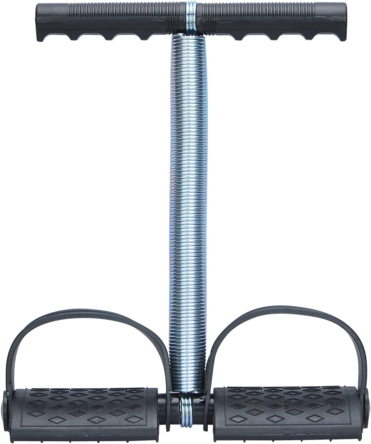 Foot Pedal Resistance Band Elastic Sit-up Pull Rope Yoga Fitness Gym – Elastic Pull Ropes Tummy Trimmer |  Spring Tummy Trimmer ( Random Color )