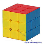 Rubic cube 3x3 for kids Magic Speed Square Cube Puzzle Toys High Quality With Box (Random color)