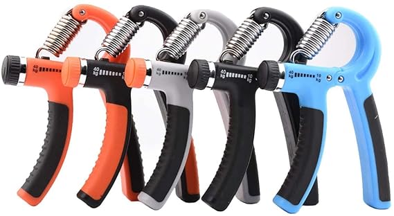 Hand Grip Strengthener Adjustable Resistance Wrist Strengthener Forearm Gripper Hand Workout Strength Trainer (Random colour)