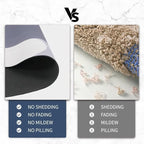 Nonslip Soft Rubber Bath Mat for Bathtub and Shower, Anti Slip Bacterial Anti Bacterial Machine Washable PVC Bath Mat for Bathroom Bathroom Written Mat (random color)