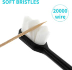 Soft Tooth Brush - Micro Nano Tooth Brush for Sensitive Gums Toothbrush with Extra Soft Floss (Random Color)
