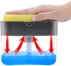 soap pump with Sponge and box (random color )