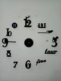 Decorative 3D Clock / DIY Clock Creative 3D Wooden wall clock for Home Decor