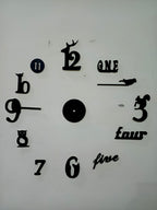 Decorative 3D Clock / DIY Clock Creative 3D Wooden wall clock for Home Decor
