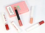 4-in-1 Trending Lipstick Set – Cigarette-Shaped Matte Lipsticks, Long-Lasting, Easy to Apply, Non-Sticky &amp; Fade-Resistant Lip Gloss for Makeup Lovers
