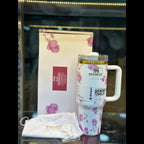Stanley x LoveShackFancy Limited Edition 40oz Quencher H2.0 FlowState Tumbler – Floral Collaboration Collection ( RANDOM COLOUR )