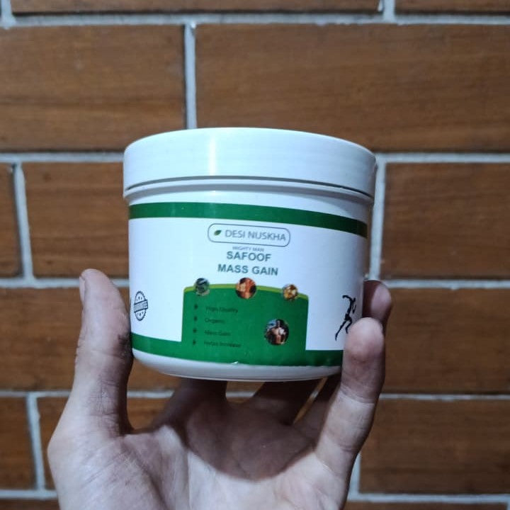 Safoof Body Mass Gain | Herbal Supplement | Natural Nourishment & Strength | Best Mass Gain Powder in Pakistan 60g