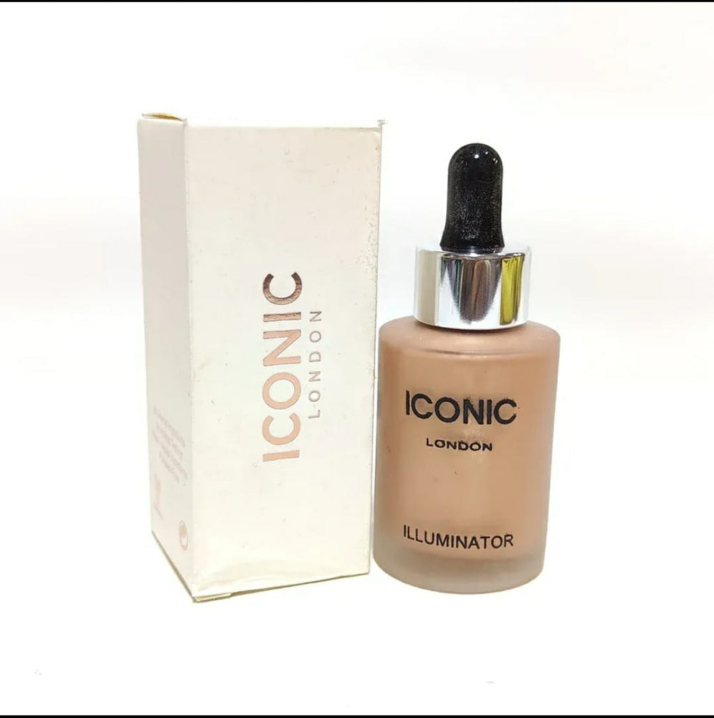 Iconic London Illuminator Highlighter Drops Ultra Glow Liquid Highlighter Radiant Finish Luminous Shine