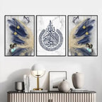 Set of 3 Premium Wall Art Photo Tiles – Modern Home Decor Sets
