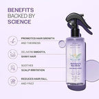 Bare Anatomy Rosemary & Rice Water Hair Growth Spray – 200ml | Strengthen & Thicken Hair | Made In India