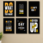 Set of 6 Premium Wall Art Photo Tiles – Modern Home Decor Sets 8x11