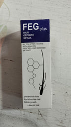 FEG PLUS Hair Growth Serum & Spray – 50ml Advanced Formula for Men & Women, Stronger, Thicker Hair