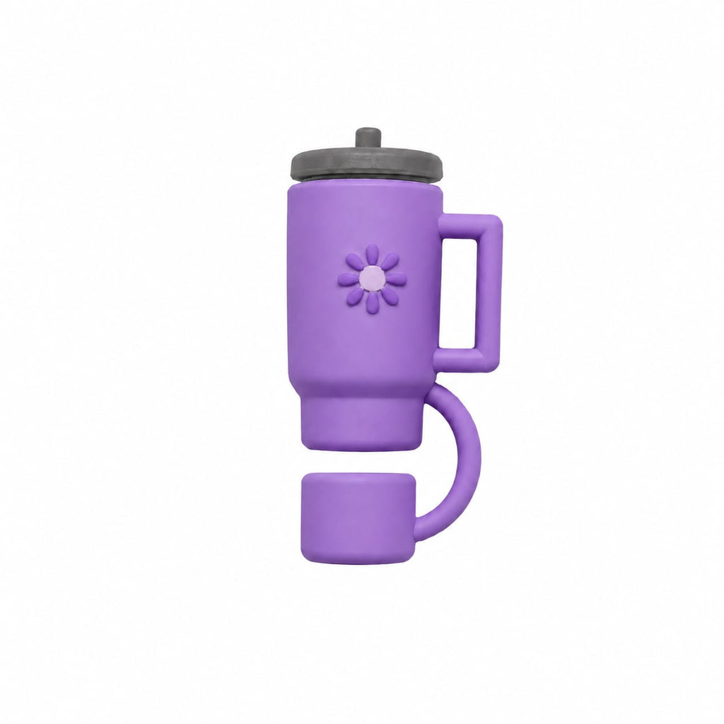 Silicone Stopper Compatible with 40oz Tumbler | Spill-Resistant Straw Cover | Random Color