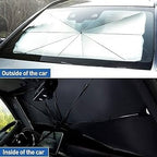Foldable Car Windshield Sun Shade Umbrella – UV Protection & Heat Insulation Cover