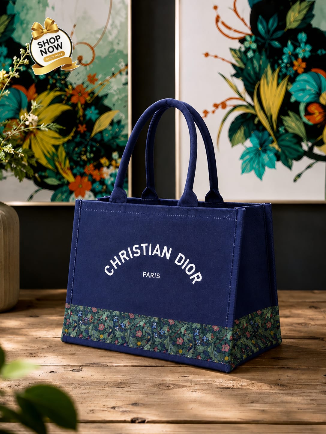 Stylish Canvas Tote Bags Collection Set Featuring Five Distinct Colors And Elegant Typography For Modern Fashion